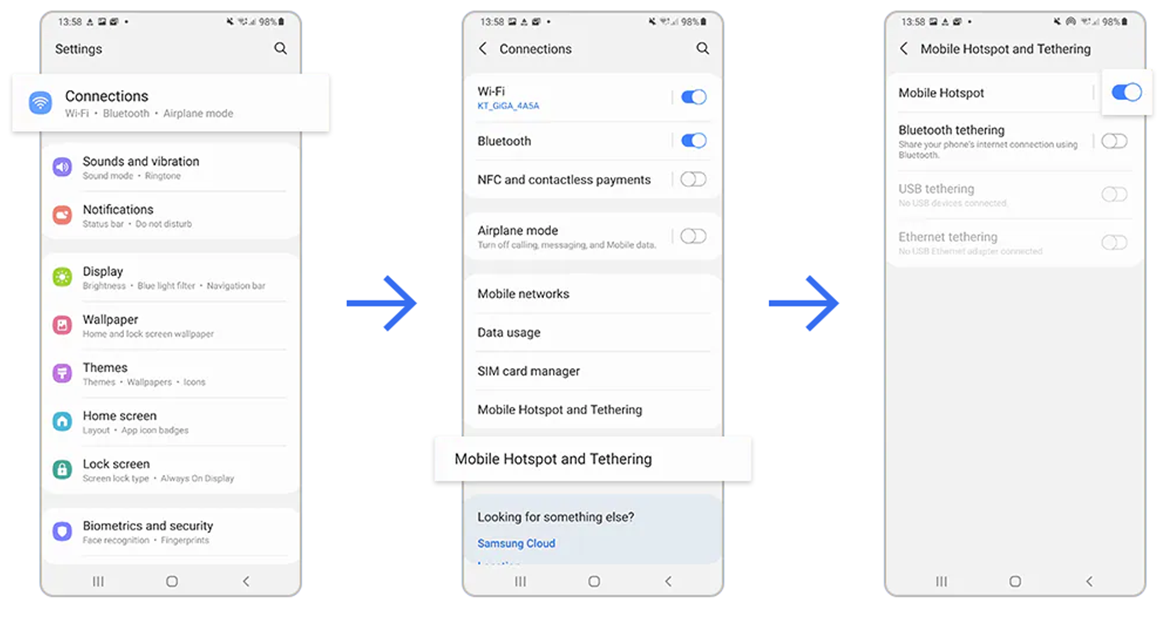 How to set up a Personal Hotspot